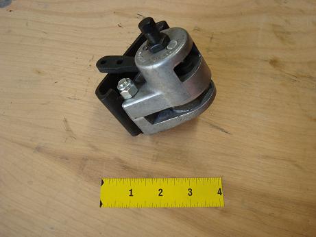 Lever actuated disc brake caliper